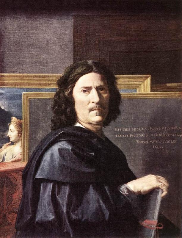 POUSSIN, Nicolas Self-Portrait oil painting picture